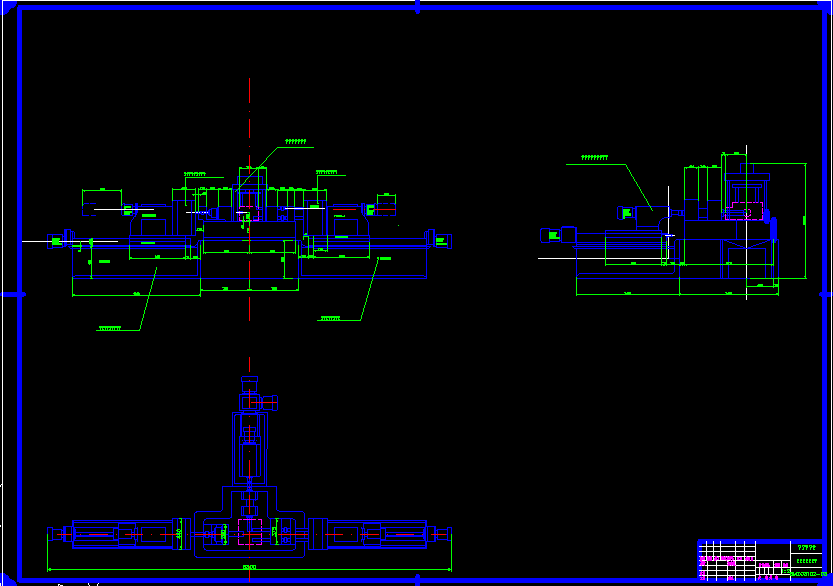 ZH1105柴油机气缸体三面粗镗组合机床设计