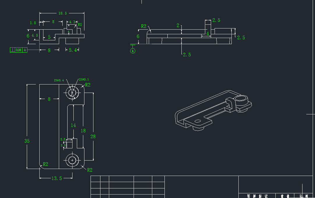 风扇安装板的注射模具设计（有cad图）
