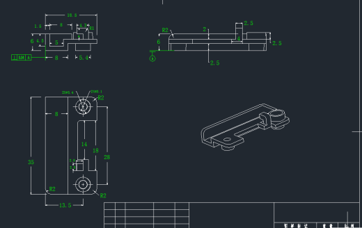 风扇安装板的注射模具设计（有cad图）缩略图