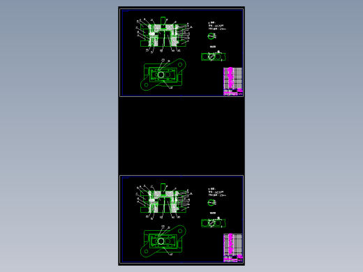 卡环冲压模设计
