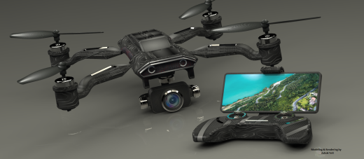 B03-Falcon Cam四轴航拍无人机造型缩略图