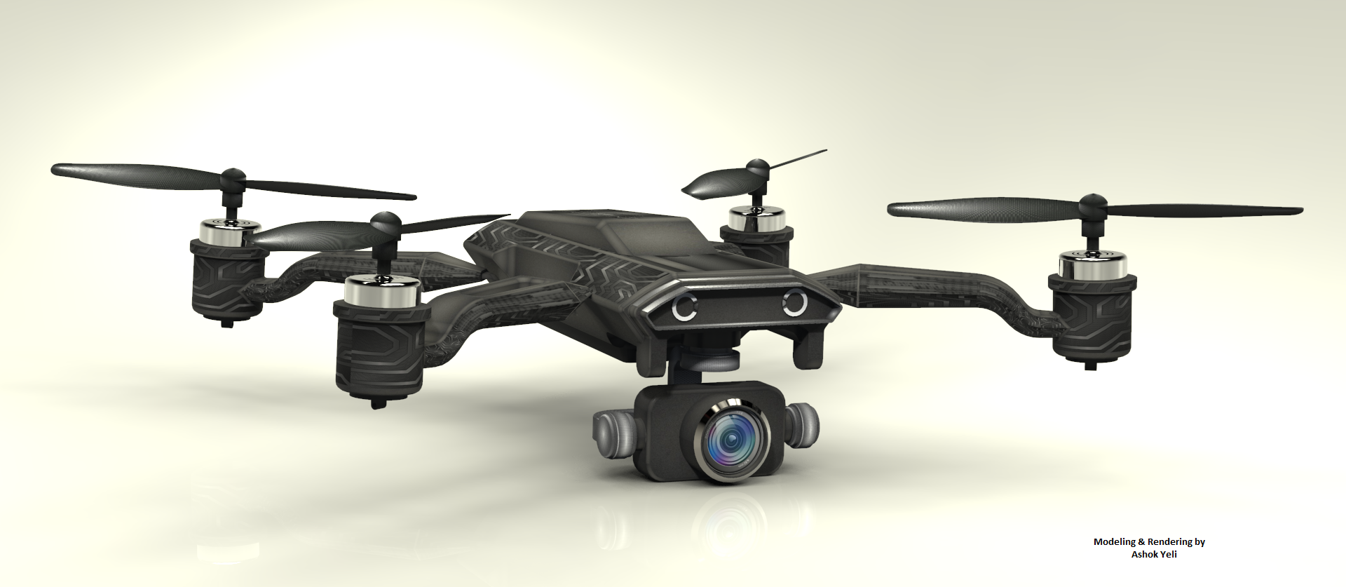 B03-Falcon Cam四轴航拍无人机造型