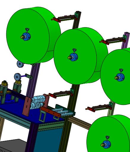 一拖一儿童头戴折叠口罩机