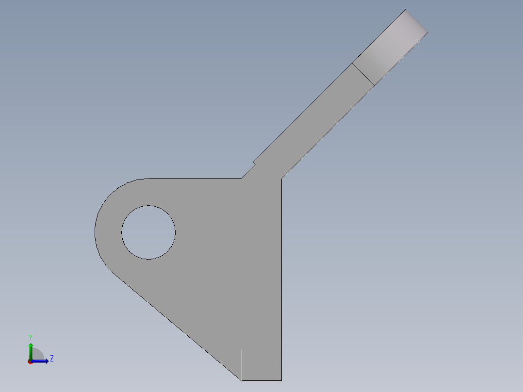 SW格式3D图(模型练习题)-020左视图