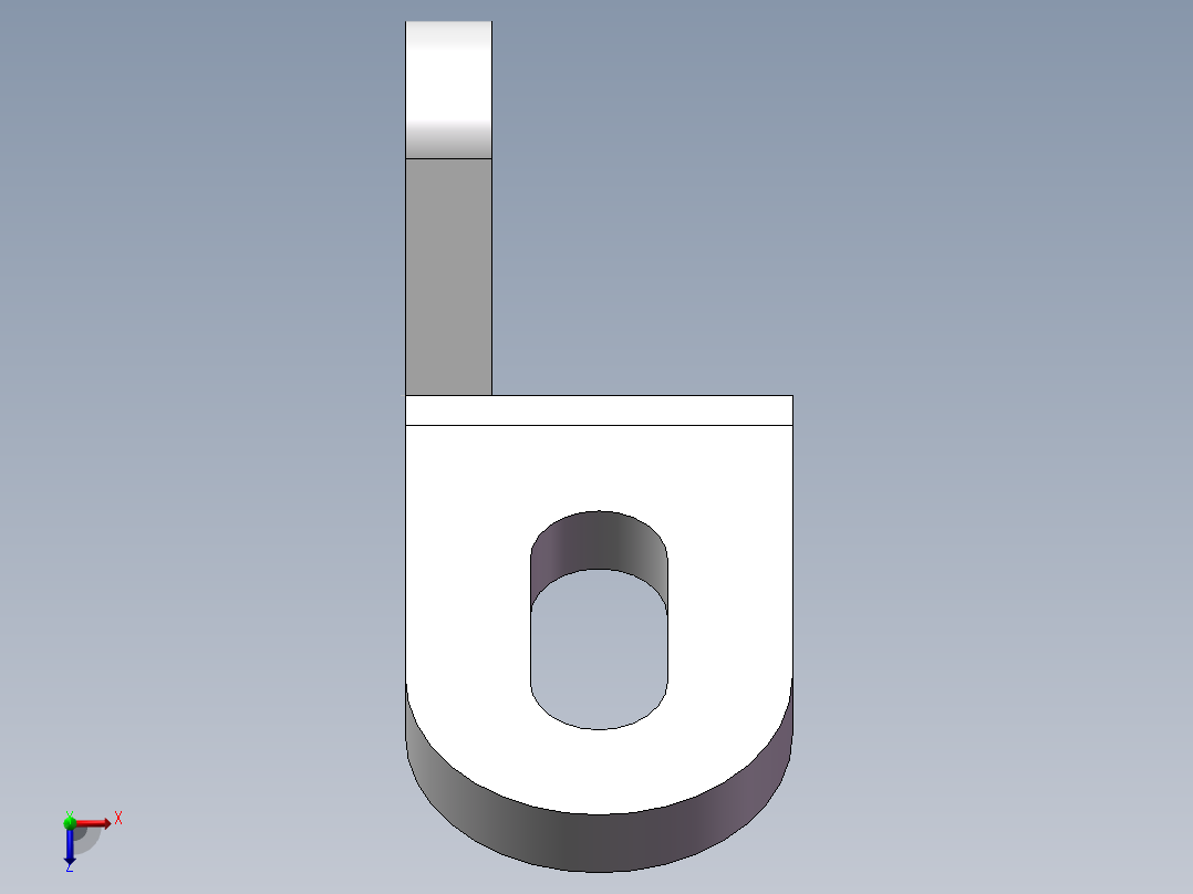 SW格式3D图(模型练习题)-020俯视图