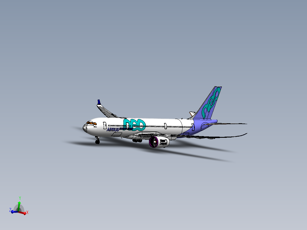 空客A330-900+neo主视图