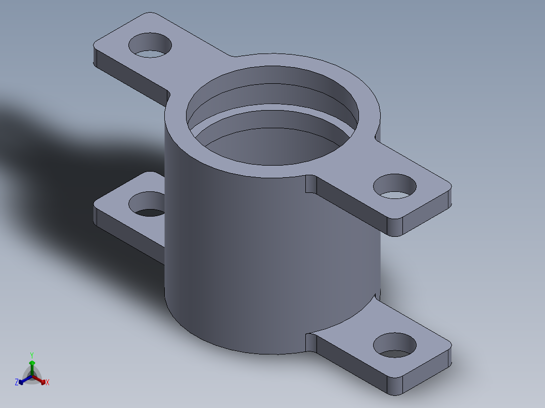SW建模练习题-practice 94主视图
