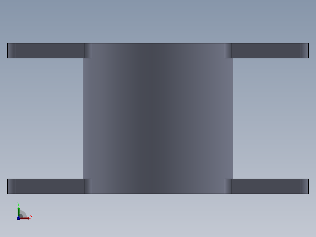 SW建模练习题-practice 94前视图