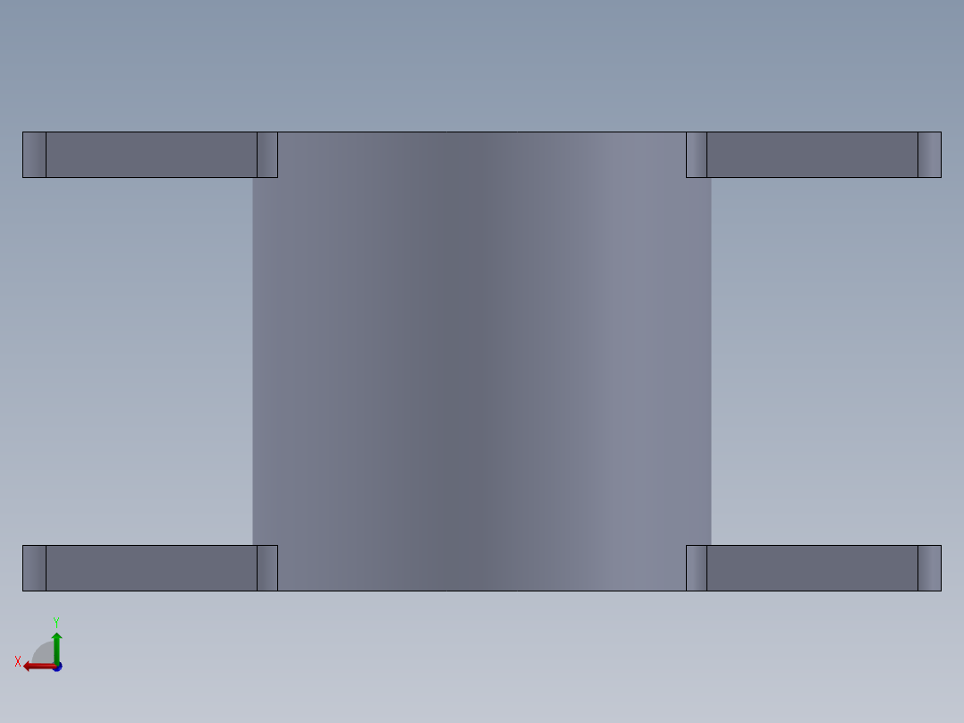 SW建模练习题-practice 94后视图