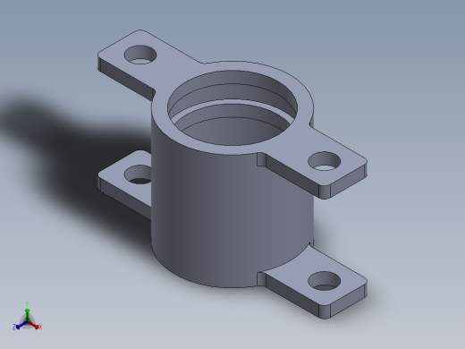 SW建模练习题-practice 94正等轴测缩略图