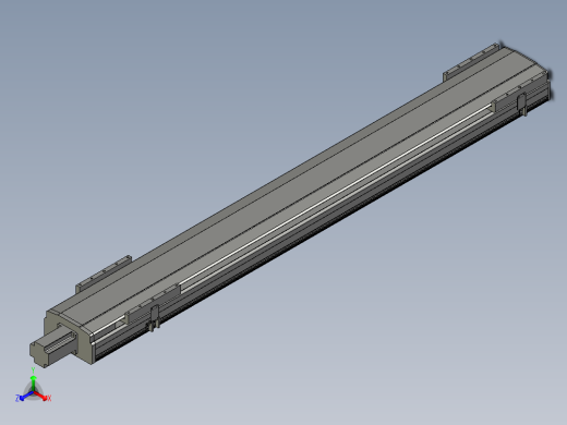 直线模组LHA21-S1600-M设计图纸