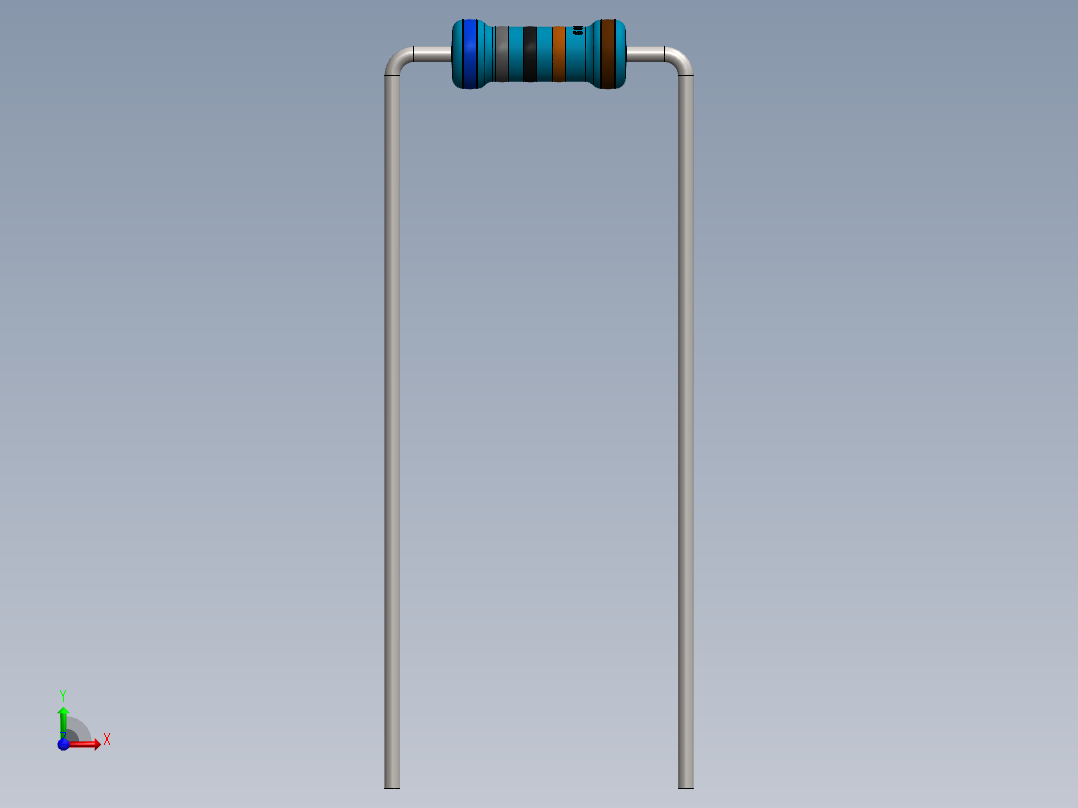 电容器 二极管 电阻器-Resistor 680K Ohm Blue前视图