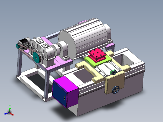 Q512-长齿条加工专用车床设计【三维SolidWorks】
