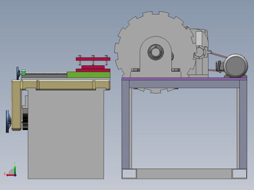 Q512-长齿条加工专用车床设计【三维SolidWorks】后视缩略图