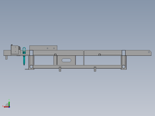 车辆主机架焊接- 遥控电动八轮驱动全地形运输车1后视缩略图