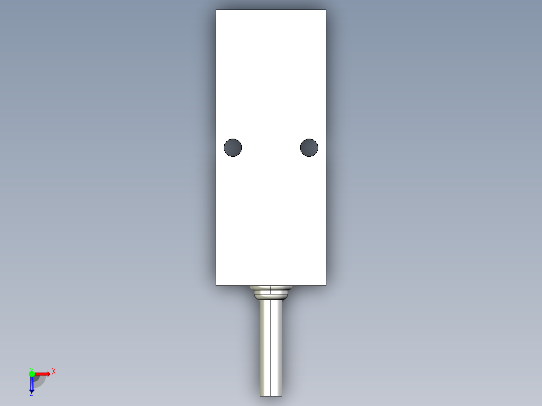 基恩士LX2-12T_kc图纸模型俯视图