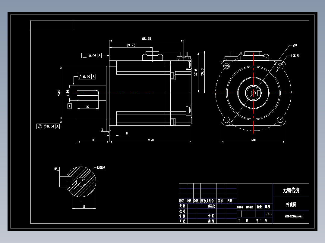电机MS6H-60CN30B3-20P2.DWG