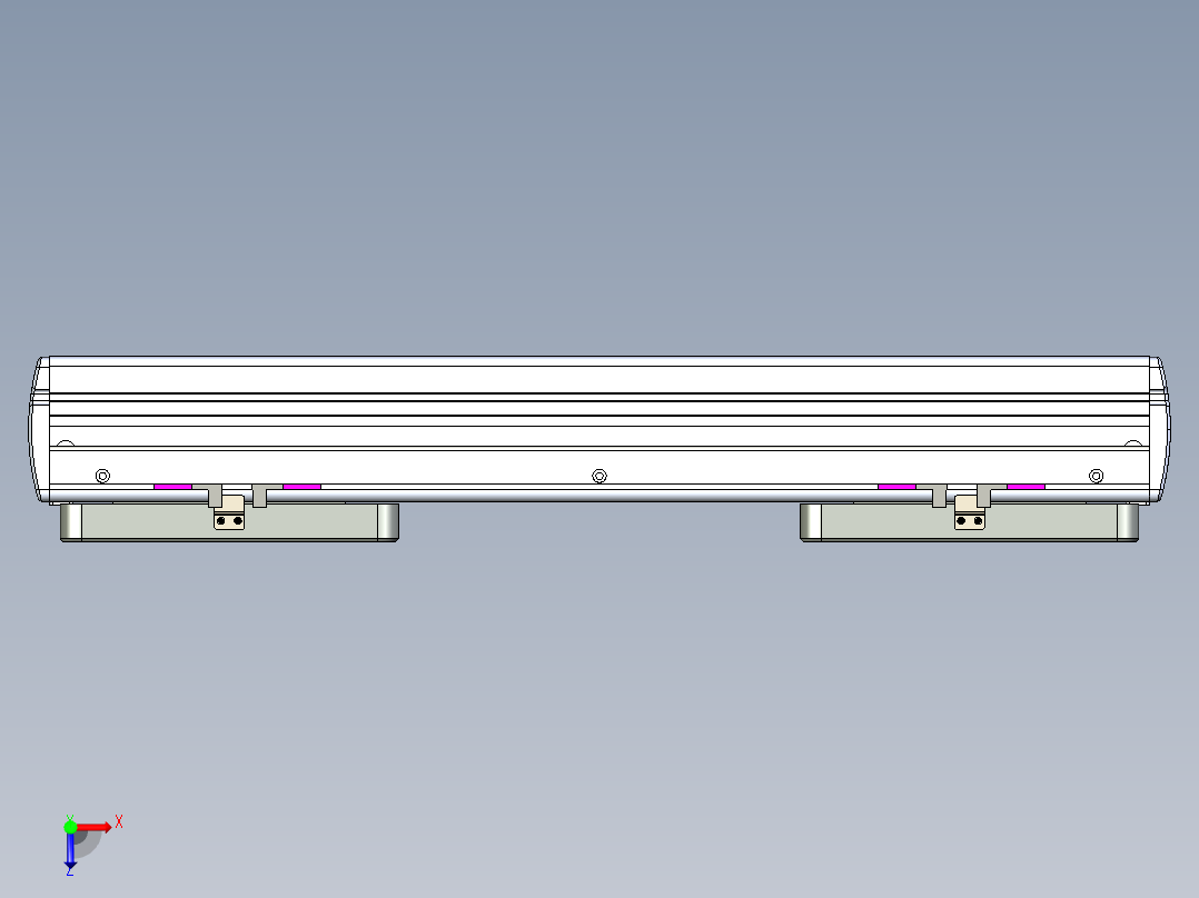 威洛博LC系列3d模型模组2LC14S1Y-S150俯视图