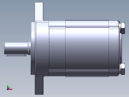 齿轮马达SW+CAD 24.5.8+330+001前视缩略图