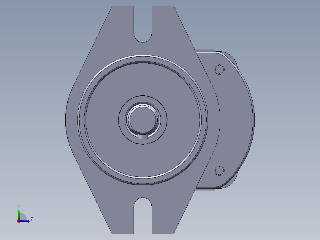 齿轮马达SW+CAD 24.5.8+330+001左视图
