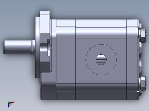 齿轮马达SW+CAD 24.5.8+330+001俯视缩略图