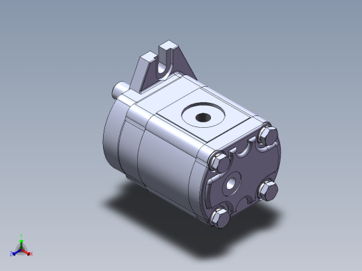 齿轮马达SW+CAD 24.5.8+330+001正等轴测缩略图