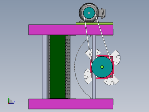 Q383-玉米脱粒机的设计【三维SolidWorks】左视缩略图
