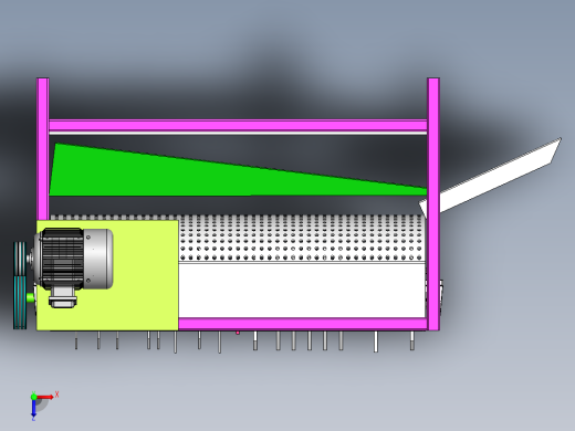 Q383-玉米脱粒机的设计【三维SolidWorks】俯视缩略图