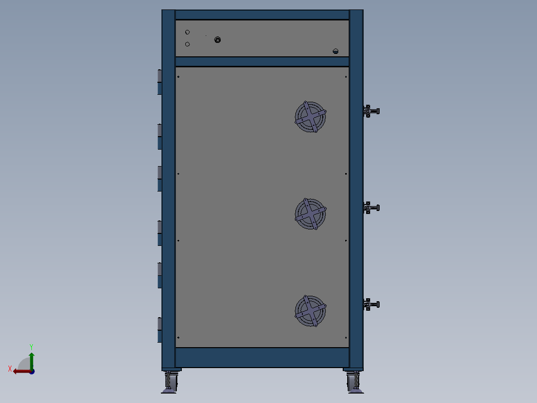 E283 真空烤箱（锂电）后视图