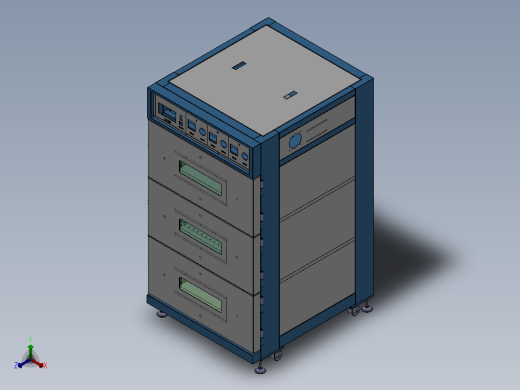 E283 真空烤箱（锂电）正等轴测缩略图