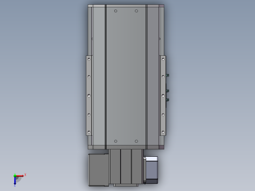 MTB同步带半封闭MTB22M-LD-750W俯视缩略图