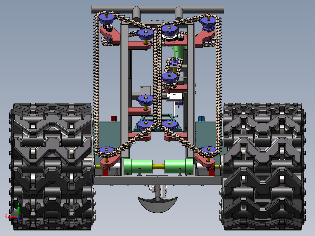 生姜收割机sw18可编辑（5.15）后视图
