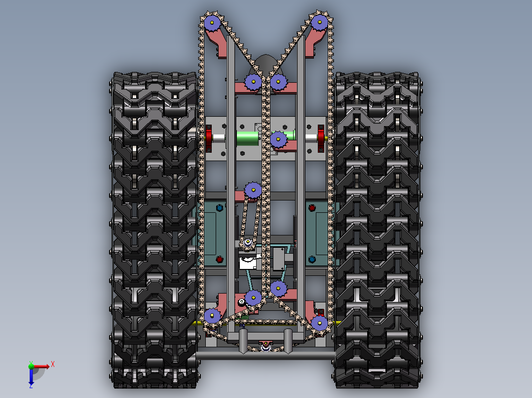 生姜收割机sw18可编辑（5.15）俯视图