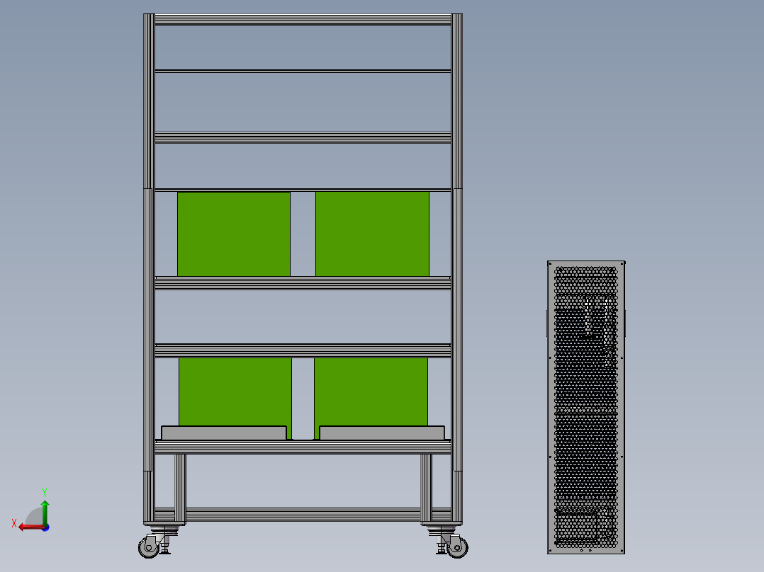 芯片测试机台管路20240422后视图