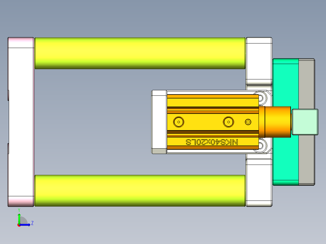 t100chi-CNC3笔记本CNC工装夹具三维模型1013左视图