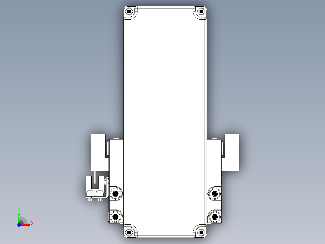 TPA-KNR-86E-1610C-L1050A1-MU-P40-N3线性模块铝制底座前视图