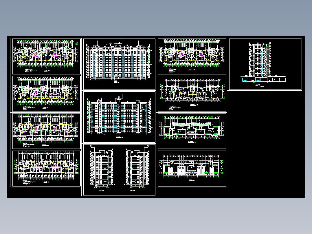 高层住宅楼建筑施工图