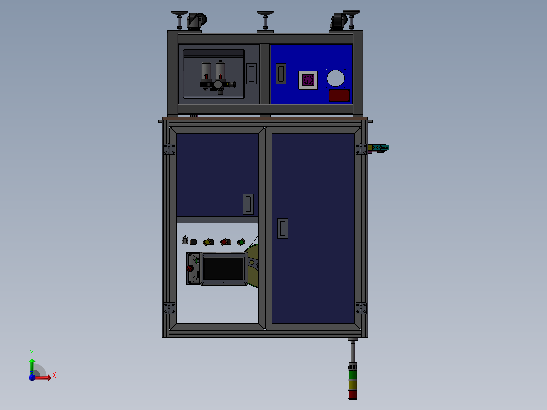 大产能易撕贴胶纸机sw18前视图