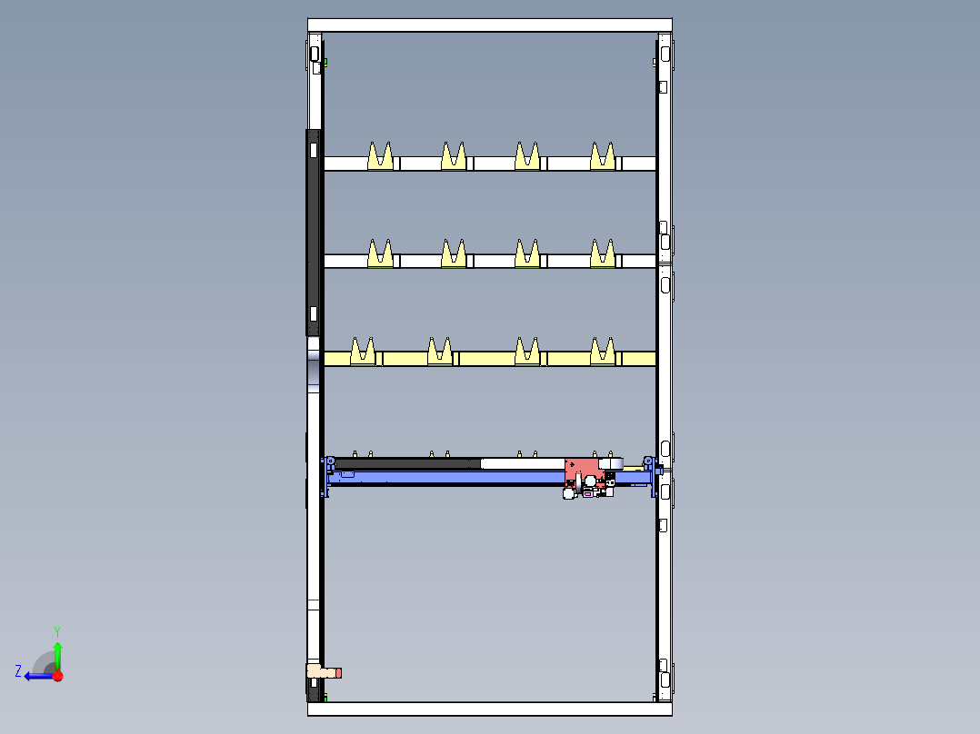 自行车停车库设计-上传文件右视图