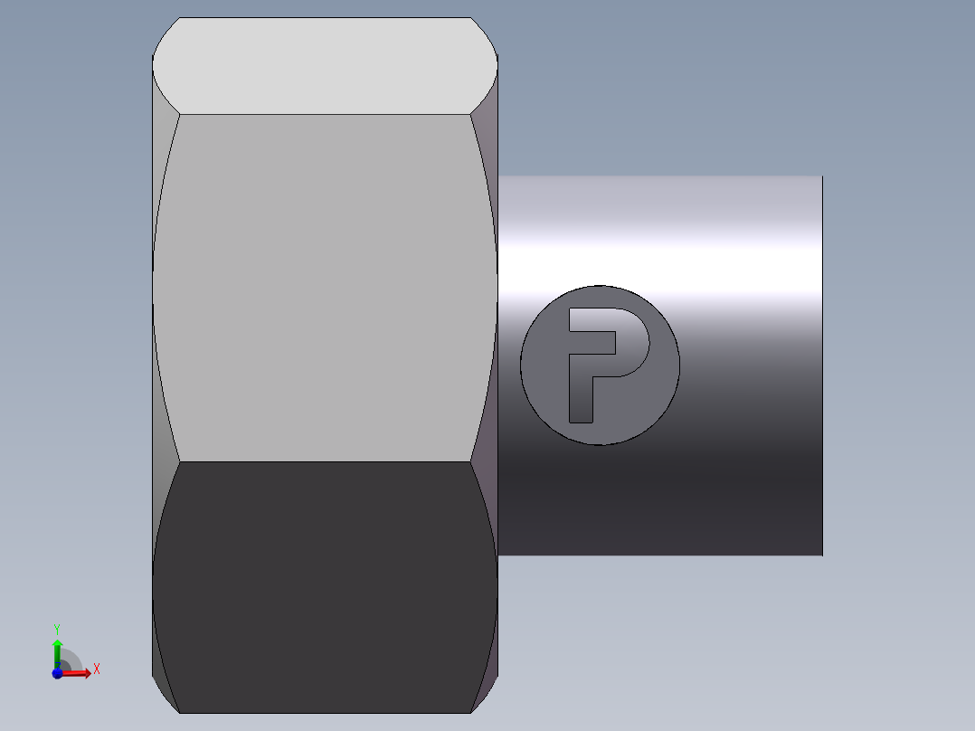 90度焊接接头、SKA22X2前视图
