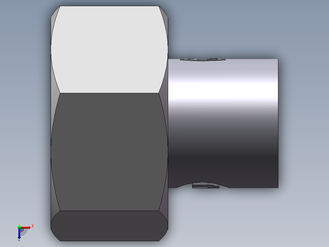 90度焊接接头、SKA22X2俯视图