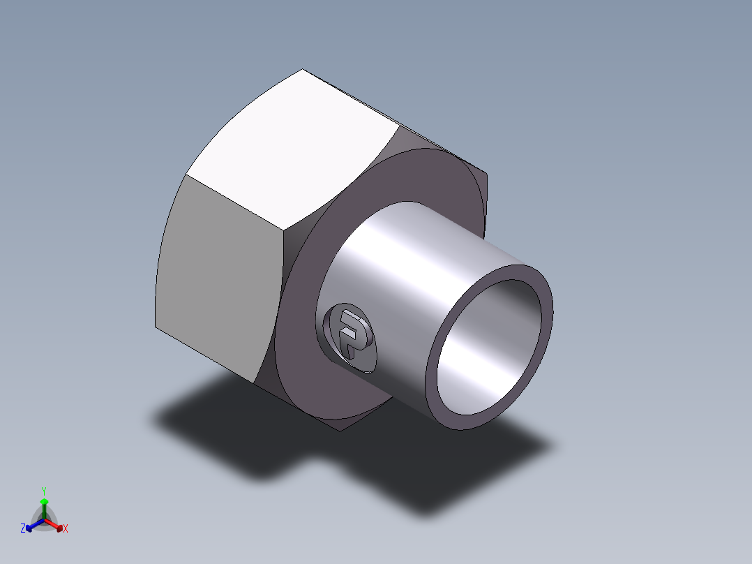 90度焊接接头、SKA22X2正等轴测图