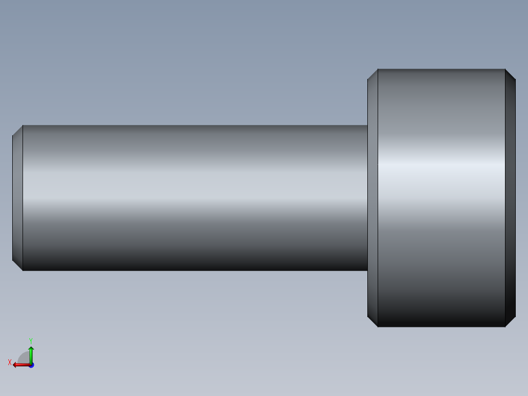 内六角螺丝 东明 全牙 M5-12 A2-70后视图