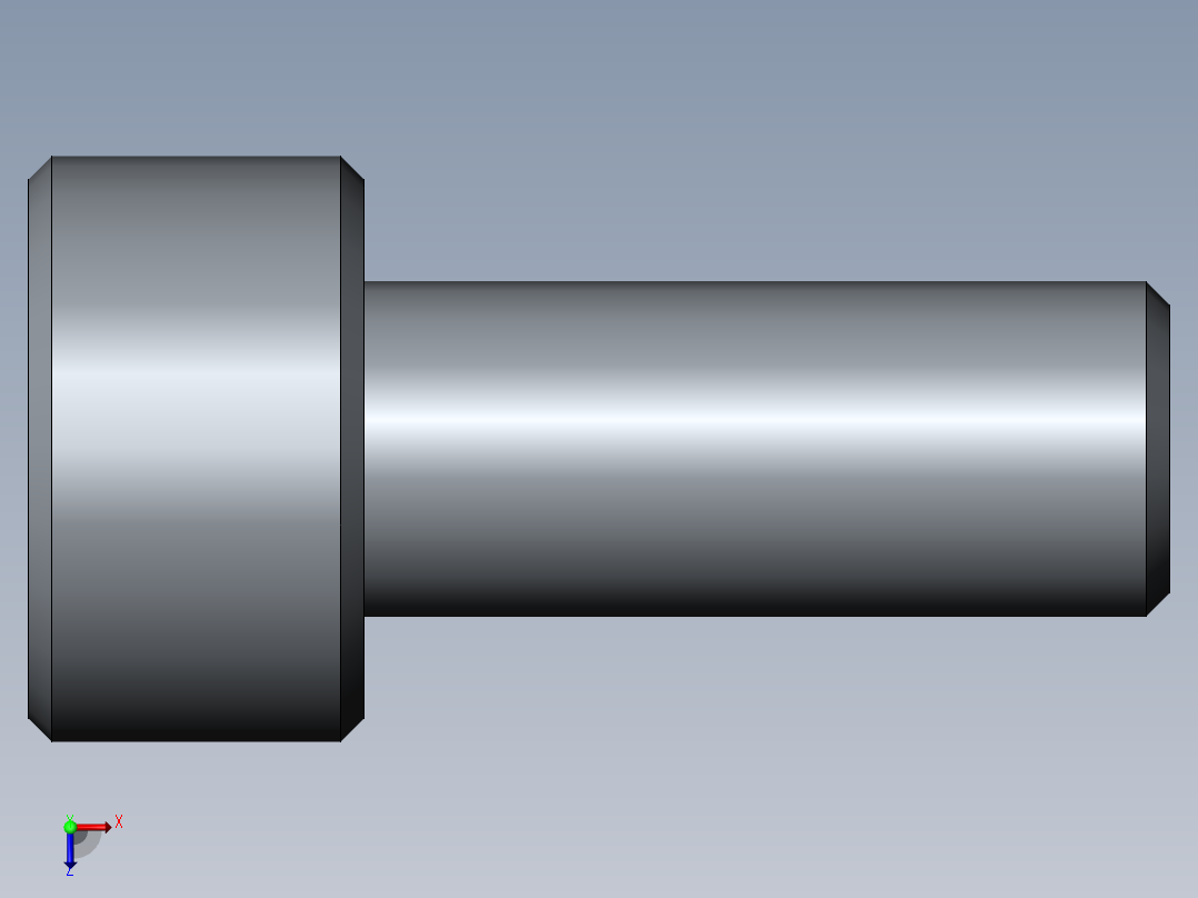 内六角螺丝 东明 全牙 M5-12 A2-70俯视图