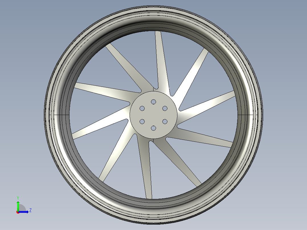 轮毂、轮胎(59)左视图