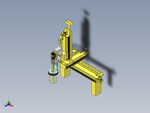 三轴移动视觉扫描检测机构