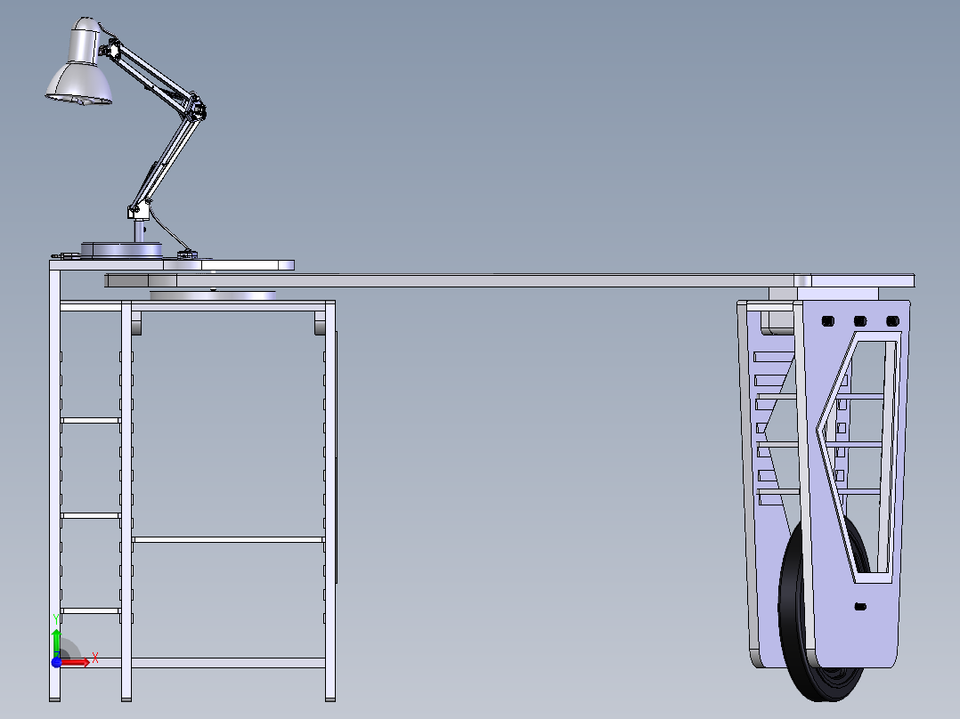180°桌子前视图
