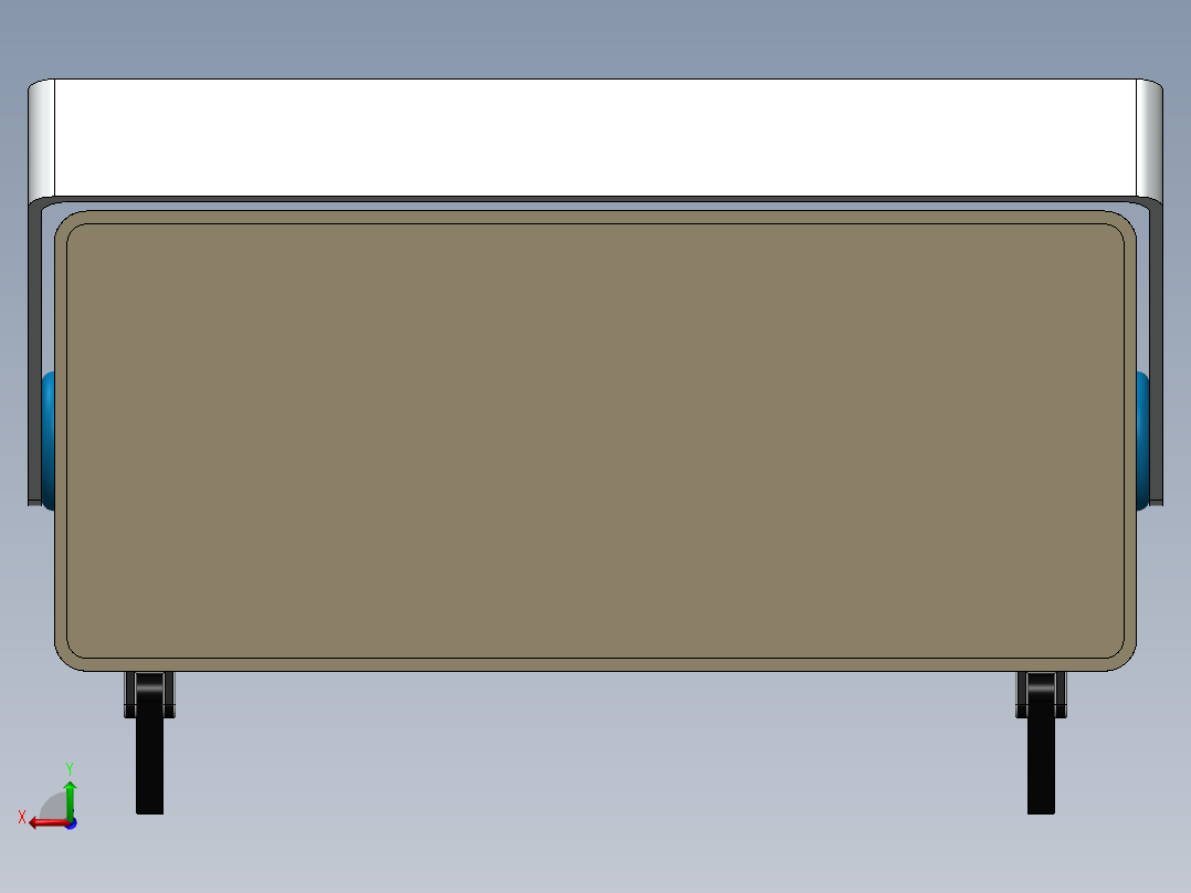 示波器(16)后视图