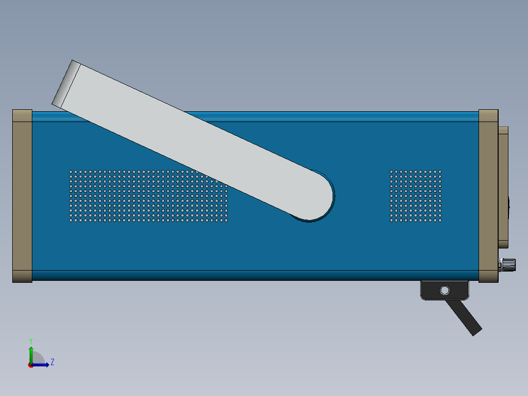 示波器(16)左视图