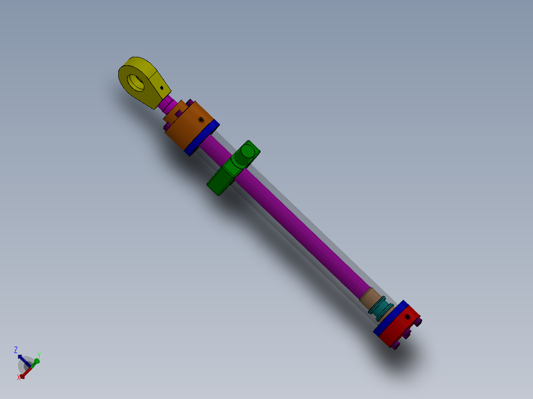 A0003697-磨机型液压缸（带Cushing）80x56x800毫米